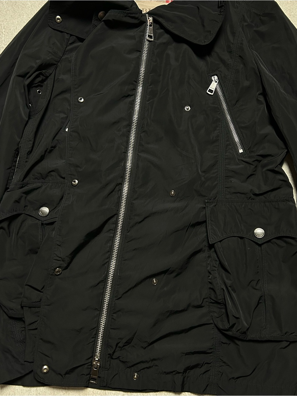 BURBERRY BRIT UTILITY PARKA/RAIN COAT - Picture 9 of 14